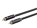 Monoprice Onix Series Digital Coaxial Audio/Video RCA Subwoofer CL2 Rated Cable, RG-6/U 75-ohm 3ft