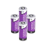 CR123A Rechargeable Batteries[Upgraded] Zeasun 3V 16340(123/123A) Lithium-ion Batteries with Case for Security Camera,700mAh,4 Pack