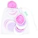 wegreeco Cotton Rounds Reusable - 16 Pack Reusable Bamboo Makeup Remover Pads - Bamboo Cotton Cloth for Removing Makeup - Reusable Facial Pads Cotton Rounds (Bamboo Velour, Bright Color)