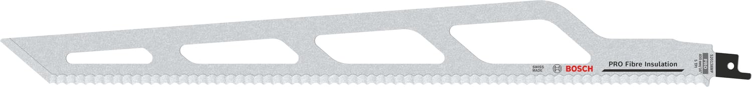 Bosch 1x PRO Fibre S2013AWP Insulation Reciprocating Saw Blade (for Mineral Wool, Mineral Wool, Length 400 mm, Professional Accessory Reciprocating Saw)