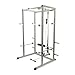 Valor Fitness Power Cage Squat Rack with Lat Pull Down Attachment and Pull Up Bar 2