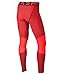 Nike Mens Hyperwarm Dri-Fit™ Max Compression 5 Quarter Tights Light Crimson/Hyper Orange MD
