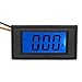 DROK® Small LCD Digital Blue Backlight DC 500A Ammeter Ampere Panel Meter Amp Gauge Positive and Negative Current Monitor Amperage Tester with Current Shunt
