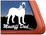 Mastiff Dad ~ English Mastiff Dog Vinyl Window Auto Decal Sticker