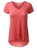 URBANCLEO Womens Hi-Lo Lightweight Jersey T-shirt (PLUS Size Available)