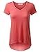 URBANCLEO Womens Hi-Lo Lightweight Jersey T-shirt (PLUS Size Available)