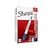 Sharpie Twin Tip Permanent Markers, Fine and Ultra Fine, Blue, 12 Count