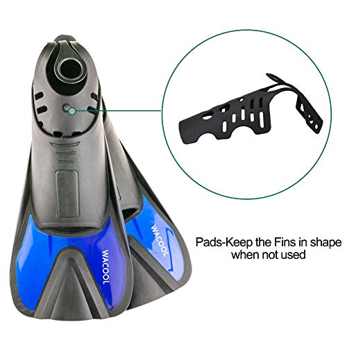 image for WACOOL Snorkeling Package Set for Adults, Anti-Fog Coated Glass Diving