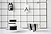 RIANCY Pure Black and Pure White Washi Tapes Graphic Art Tape, Decorative Masking Tape Collection for DIY and Gift Wrapping (2 Pack)