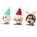 12 Piece Christmas Wind Up Toys Set, Stocking and Party Bag Fillers, Gift Giving, Party Favors, 3 Different Designs Per Set