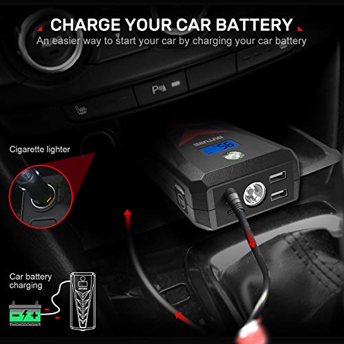 BUTURE Car Jump Starter Kit，2000A 22000mAh Battery Jump Starter Without