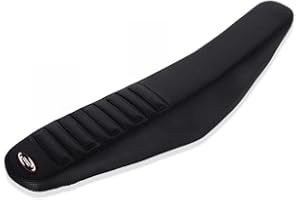 PROOTOM Motorcycle Seat Cover Universial Dirt Bike Gripper Soft Seat Cover Cushion with Particle Surface for CRF YZF RM KXF KLX TTR SX EXC (Black)