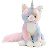 GUND Rainbow Shimmer Caticorn Stuffed Animal Plush, Multicolor, 9