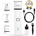 Dog Nail Grinder and Clippers, 3 in 1 Multi-Function Dog Hair Clippers Trimmer Pet Nail Grinder, 2 Speeds Portable Rechargeable Low Noise Dog Grooming Kit for Small Medium Large Dogs & Cats
