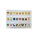 Cinema Sign For A4 CINEMATIC LIGHTBOX Color Emoji, Glyphs Card,A Set Includ 85pcs