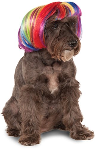 Rubies Costume Company Rainbow Bob Wig for Pet