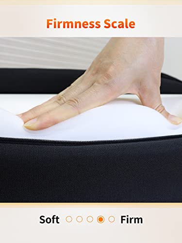 Agsnilove Meditation Cushion Yoga Bolster Pillow Thick High Density Foam Floor Seating Cushion for Yoga Meditation Living Room Sofa Balcony Outdoor