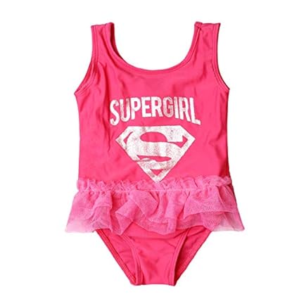 supergirl swimming costume