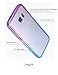 Galaxy S7 Case,CLONG Colorful Slim Fit Flexible Soft TPU Acrylic Protective Cover Gradient Translucent Impact Resistance Clear Bumper Cell Phone Case for Samsung Galaxy S7 2016 Release (Blue&Purple)