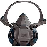 3M Rugged Comfort Half Facepiece Reusable Respirator 6503/49491, Large