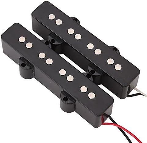 Bass Guitar Vintage Active Bridge Neck Pickup for 4 String Jazz Bass Black