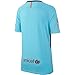 Nike Kids' Breathe Barcelona 2018 Away Stadium Soccer Jersey (Small) Blue
