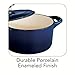 Tramontina Bestow 24-Ounce Small Cocotte Pot, Enameled Cast-Iron Dutch Oven with Lid for Cooking & Serving - Gradated Cobalt, Oven & Stovetop Safe