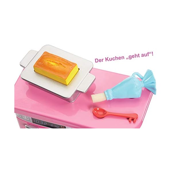 Barbie FHP57 - Barbie-Puppe mit Backofen und aufgehendem Gebäck, Spielzeug ab 3 Jahren – Bild 6