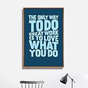 Framed Canvas Wall Art for Living Room, Bedroom Quotes Canvas Prints for Modern Home Decoration Ready to Hang - 16"x24" inches