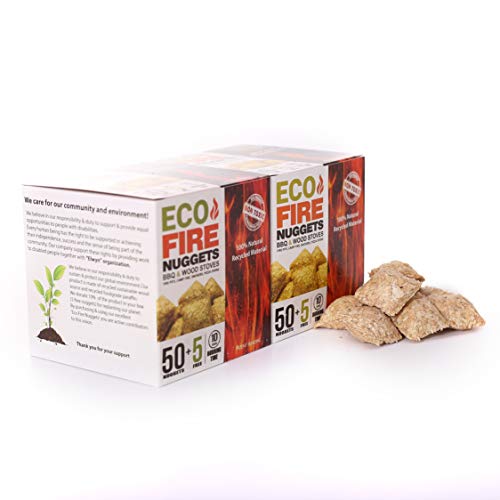 Eco Fire Lightning Fire Starters for Fireplace, Camping, Wood Stoves