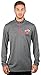NBA Miami Heat Men's Quarter Zip Pullover Shirt Athletic Quick Dry Tee, Large, Charcoal