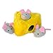 ZippyPaws Burrow Squeaky Hide and Seek Plush Dog Toy, Mice N Cheese