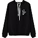 Hengzhi Women's Cute Hoodies adjustable Long Sleeve Cool picture Print Pullover