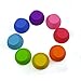 Mirenlife Silicone Cupcake Liners Reusable Silicone Baking Cups Nonstick Muffin Molds Easy Clean Silicone Muffin Liners, 24 Pieces in 8 Rainbow Colors