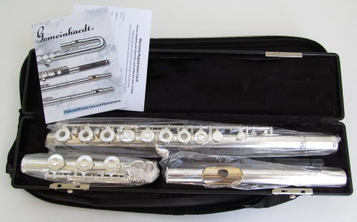 Gemeinhardt 3SHB Flute with Inline G, B Foot and Gold Lip Plate