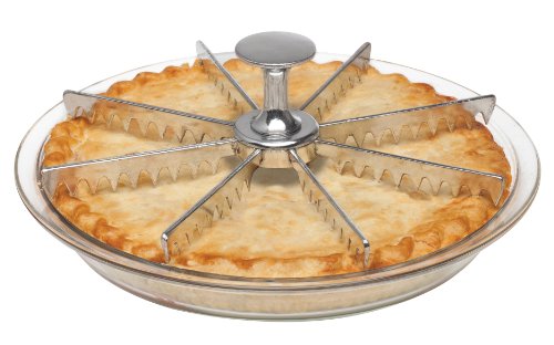 Hushee 5-Piece Pie & Cake Marker Set – Aluminum Alloy Slice Cutter For Pizza, Cheesecake, Pastry (6,7,8,10,12 Cut Guides) - View #2