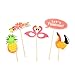 BESTOYARD Hawaiian Photo Booth Props Summer Birthday Party Photo Posing Props Luau Wedding Favors 21pcs