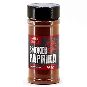 The Spice Lab Smoked Paprika Powder - High Color ASTA 120+ - 4.6 oz Shaker Jar – Premium Gourmet Spanish Paprika Powder - Vegan All Natural Kosher Non GMO Gluten Free Spice – Rich in Antioxidants