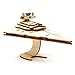 Star Wars Star Destroyer 3D Wood Puzzle & Model Figure Kit (39 Pcs) - Build & Paint Your Own 3-D Movie Toy - Holiday Educational Gift for Kids & Adults, No Glue Required, 12+