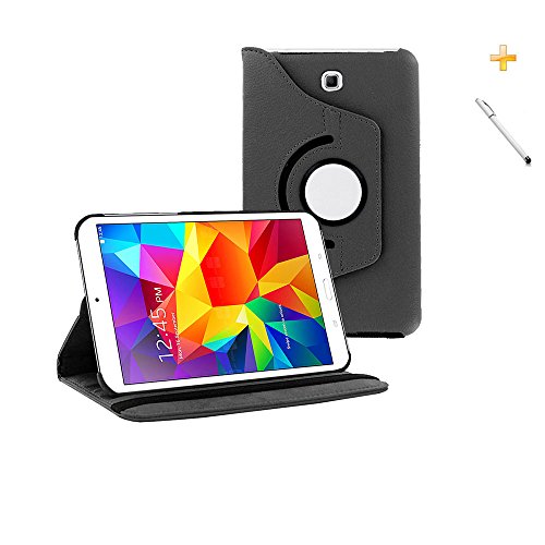 Capa Case Galaxy Tab A - 9.7´ P550 / P555 Giratória 360 / Caneta Touch (Preto)