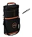 Vina Wine Insulated Tote Bag, 2 Bottle Wine/Beer Cooler Carrier Case with Shoulder Strap + Free Corkscrew for Picnic and Travel, Great Gift for Wine Lover, Brown