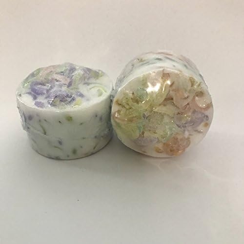 Set of Two Rainbow Confetti Glycerin Soap