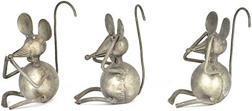 IndianShelf Handmade Antique Silver Three Rats Hear See Speak No Evil Statues Statement Pieces Online