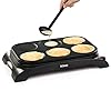 Domo-DO8709P-PancakeCrepe-Maker-Plastic-1000-W-Black Domo DO8709P Pancake/Crepe Maker, Plastic, 1000 W, Black