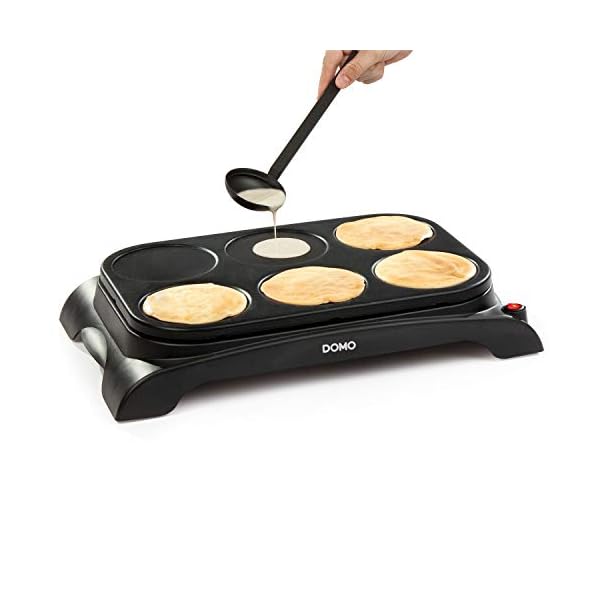 Domo-DO8709P-PancakeCrepe-Maker-Plastic-1000-W-Black Domo DO8709P Pancake/Crepe Maker, Plastic, 1000 W, Black