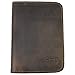 Hide & Drink, Leather Bifold Passport Travel Wallet, Safe Holder for Credit Cards & Bills, Work & Leisure Travel Essentials, Handmade (Bourbon Brown)