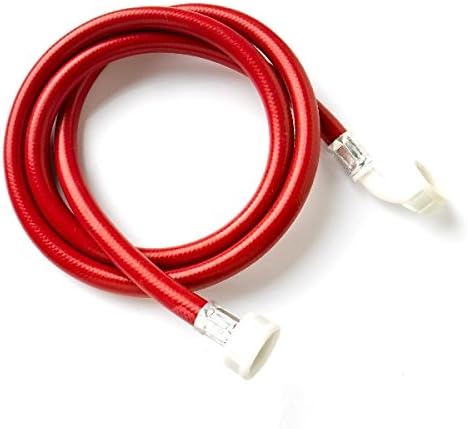 Merriway BH05679 Washing Machine Dishwasher Inlet Hose, 2.5 M (97.5 Inch), Red