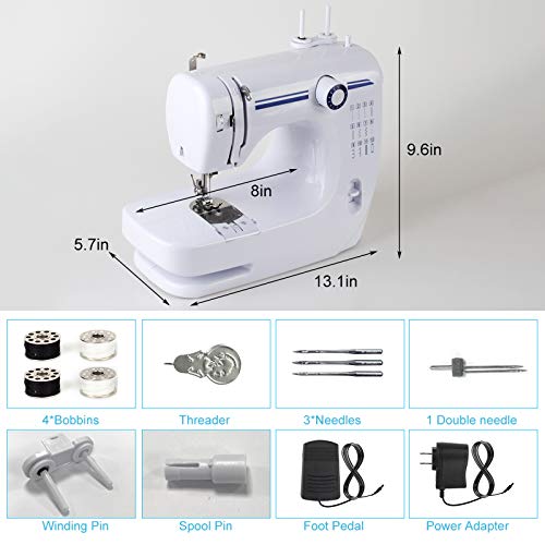 TSUNUS Sewing Machine with 12 Stitches Electric Household Sewing