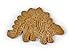 Fred & Friends Genuine Fred Dig-Ins Dinosaur Fossil Cookie Cutters, Set of 3