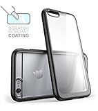 iPhone 6s Case, [Scratch Resistant] i-Blason Clear [Halo Series] Also Fit Apple iPhone 6 Case 6s 4.7 Inch Hybrid Bumper Case Cover (Clear/Black)